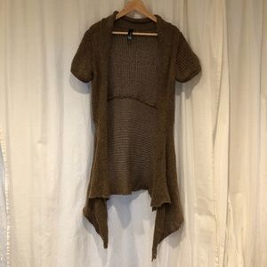 DUSTER SWEATER - DARK TAUPE